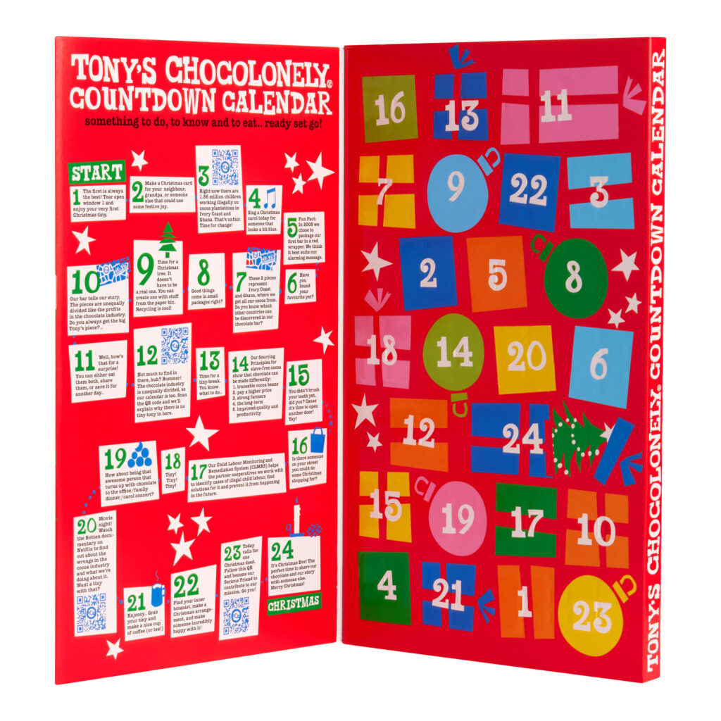 Tony's Chocolonely Countdown Calendar Image